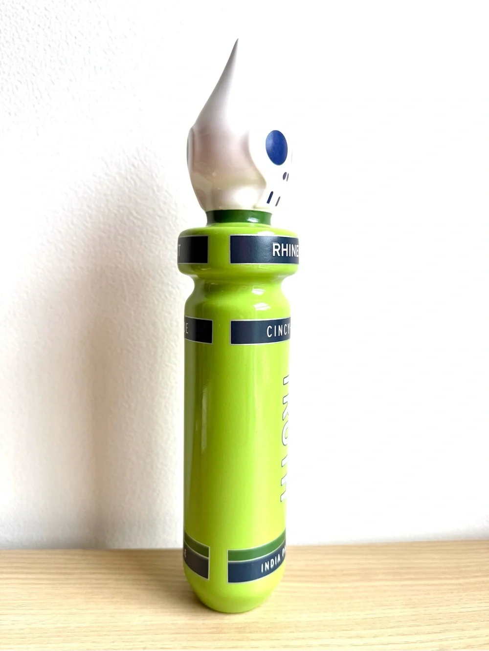 Rhinegeist Truth IPA Craft Beer Bar Tap Handle Ceramic Skull 10